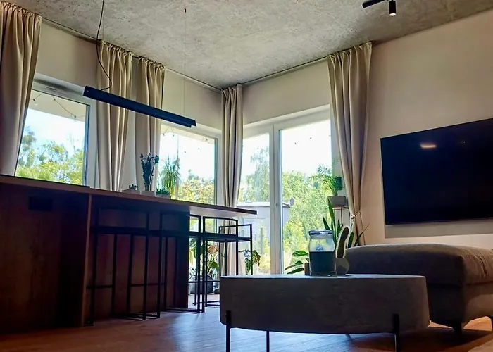 Modern Apartment W Zielonym Centrum Miasta